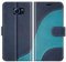 BoxTii Hülle für Samsung Galaxy S6, PU Leder Handyhülle für Galaxy S6, Ledertasche Klapphülle Schutzhülle mit Kartenfächer und Magnetverschluss, Blau