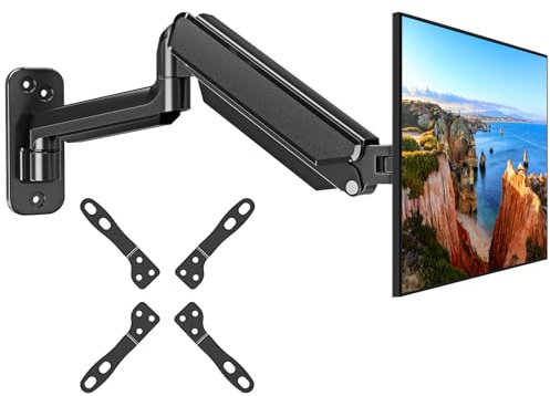 ELIVED Monitor Arm Wall Mount for Max 35 inch Screens, Holds up to12KG