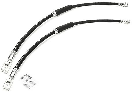 LST 2x Bremsschlauch Set vorne + Halteklammer A3