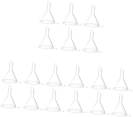BESTonZON 90piezas De Plástico Transparentes Asa Larga Para Cocina Herramienta Multifuncional Para y Polvos Para Transferir Aceites y Especias