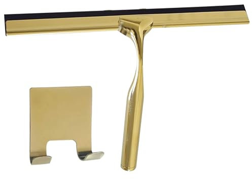 Fensterabzieher für Glastüren, Mehrzweck-Wischer aus Edelstahl für Glas mit Griff – Auto-Fensterabzieher für Türen, Badezimmer, Fenster Soydan