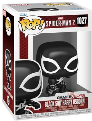 Funko POP! Games: SM2VG - Harry Osborn - (Black Suit) - Spider-man 2 Video Game - Collectable Vinyl Figure - Gift Idea - Official Merchandise - Toys for Kids & Adults - Video Games Fans