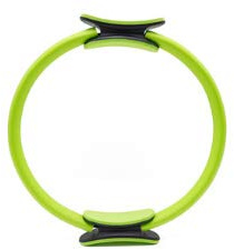 Pilates Ring Magic Circle mit Doppelgriff für Yoga | Fitness Ring Inner Thigh Exerciser für Frauen und Männer | Widerstand Yoga Kreis