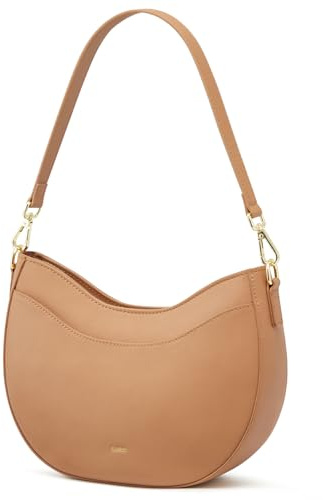 Kattee Leder Umhängetaschen für Damen Kleine Handtaschen und Geldbörsen Weiche Hobo Schultertasche mit Reißverschluss