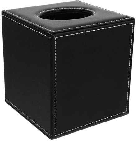 TOPPERFUN Taschentuchbox-überzug Aus Leder Aufbewahrungsbox Für Taschentücher Tisch-taschentuchhalter Mit Magnetboden Vielseitig Einsetzbar Für Zuhause Und Büro