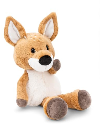 NICI Kuscheltier Rehbock René Roebuck 25cm - braun - Weiches Plüschtier – niedliches Stofftier zum Kuscheln & Spielen – tolle Geschenkidee für Kinder & Erwachsene - 62269