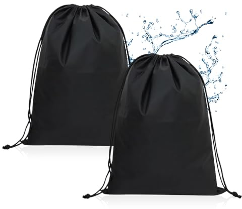 GIDWRIY 2 Pezzi Sacco Biancheria Sporca da Viaggio 50x70 CM,Sacchetto Portabiancheria,Laundry Bag Travel,Sacco Panni Sporchi con Coulisse,Sacchetti Vestiti Viaggio,Contenitore Vestiti Pieghevole