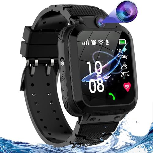 Puhiuyoi GPS Uhr Kinder Smartwatch mit Anruffunktion
