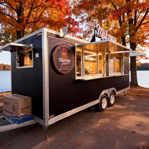 Heavy-Duty Food Truck with Complete Kitchen, DOT Compliant Equipment Included, Versatile Setup for BBQ, Fried Chicken or Donuts