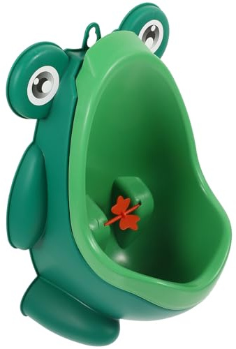 GALPADA Orinatoio da Appendere a Forma di Rana Cartoon, Vasino per Addestramento al Vasino Maschietti, Serbatoio Rimovibile per Facile Pulizia, Training per Bimbi in Stile Stile Casuale