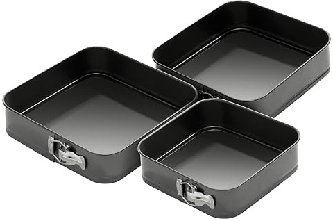 Premier Housewares 0104267 Set de 3 Moules à Charnière Anti-Adhésifs