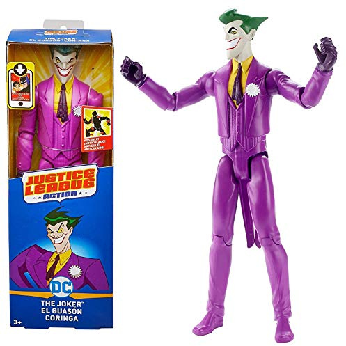 Mattel DWM52 - DC Justice League Basis-Figur The Joker, Aktionsspielzeug, 30 cm