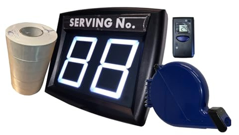 Eliminacode Display LED due cifre + Radiocomando Display + Dispenser con Ticket inclusi - Visore Plug & Play “TURNIX” Sistema Accodamento Sportelli ● IMPRETECH INTERNATIONAL GROUP® ● Made In Italy