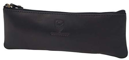 GERMANUS Federmäppchen Leder Colonia (Schwarz)