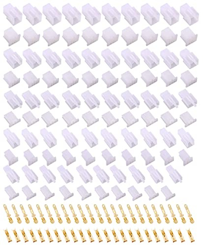 HUAZIZ 580 Stück Kabel Steckverbinder 2 3 4 6 9 Polig Flachsteckhülsen 2,8mm Pitch Männlich Weiblich Stecker Gehäuse Pin Header Crimp Quetschverbinder mit Stecker für Kfz Auto Motorrad