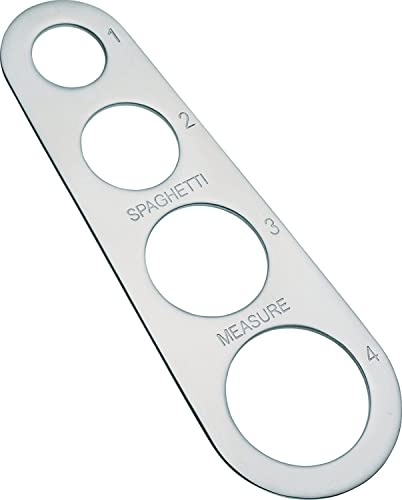 Stainless Steel Spaghetti Measure Tool 4 Holes Pasta Measuring Portion Control Gadgets Kitchen Accessories (1PCS)