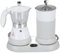 Cafetera Espresso con Espumador De Leche De 3 A 5 Tazas, 2 En 1 Moka Pot, Espumador De Leche Eléctrico con Moka Pot Máquina Automática para Hacer Espuma De Café Espumador De Leche