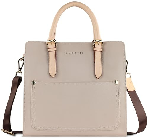 bugatti Ella Handtasche L für Damen, Frauen Tasche groß, Damenhandtasche