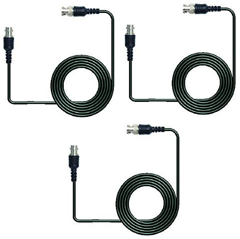 3Pcs Y112 1M BNC to BNC Male to Female Q9 Test Cable Oscilloscope Cable Oscilloscope Probe