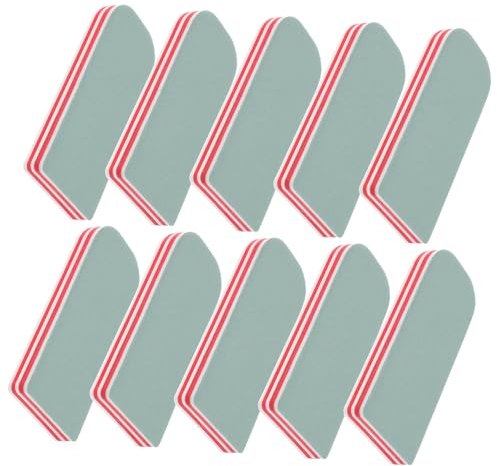 Housoutil 10St Nagelfeile und Buffer Nagelbuffer für Naturnägel Polieren Nagelfeilen buffer für nägel Polierpuffer Nagel-Puffer Seiten Pufferblock Kissen Polierblock Nagelbürste