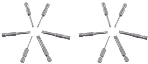 6 Pièces Embouts Tournevis Plats Hexagonaux Magnétiques Tige Plate Pointe Magnétique Jeux Embouts