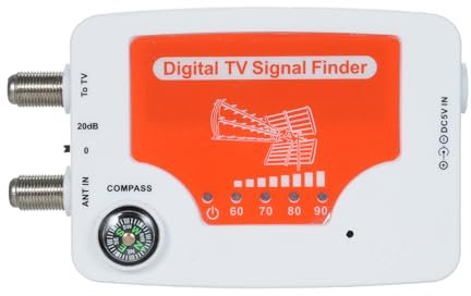 Mulcort Détecteur de Satellite,Détecteur Numérique,Mini Détecteur de Signal,Décodeur de Récepteur de Signal pour le Réglage de L'antenne Parabolique