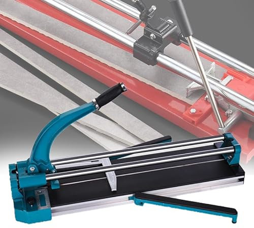 PLABNK Tile Cutter, Manual Ceramic Floor Tile Cutter, Cutting Thickness: 0.5-1CM, Fast Cutting, Anti-slip Handle, Easy to Use/Carry, for 40/60/ 80cm Tile/Porcelain,600mm