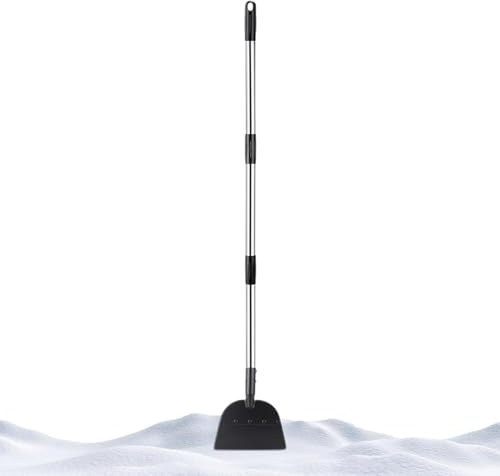 Pelle à Neige en métal, Pelle de Nettoyage multifonctionnelle, Pelle de Nettoyage multifonctionnelle, Outils de Jardinage antirouille, Pelle de Nettoyage résistante à l'usure pour Bords