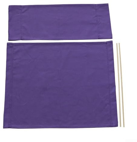 WIIYENA Klappstuhl-Bezug-Set, Ersatz-Sitzbezug für Regiestuhl, Outdoor-Stuhl-Schutzbezug für Regiestuhl (lila)