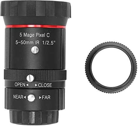 Überwachungsbereich, Manuelle Blende, 5 MP High-Definition-Objektiv für Industriekameras, Kamera-Zoomobjektiv mit
