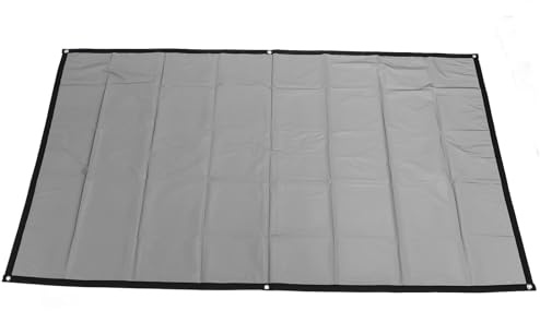 Video Projector Screen, Synthetic PVC Anti Light 16:9 Foldable Portable Wall Mount Projection Screen with Hooks for Home Theater Outdoor Indoor, Front Facing Imaging (100 Inch)