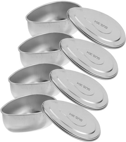 COSMEVIVI 4pezzi Vassoio Per Inossidabile Vassoio Per e Inserti Per Vaporiera Steamer Per Compatibile e Cuociriso