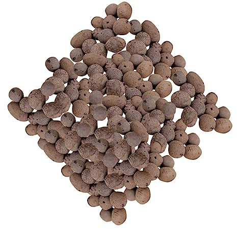 HANABASS Granuli Ceramici Assorbenti e Trattenitori d'Acqua per Giardinaggio, 1000g per Contenitore da Fiori, Substrato Traspirante per Coltivazione Senza Terra e Piante Succulente