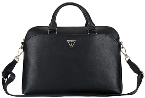 CG MOBILE unter Lizenz Guess Laptoptasche Grained Zipper Pocket Triangle Logo 15 (Schwarz)
