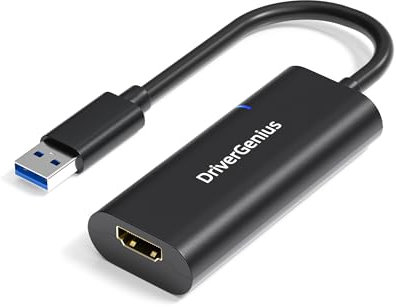 DriverGenius ViewX Uni Series | USB 3.0 to 1080p HDMI Video & Audio Converter - External Graphics Card Compatible with Windows 11 & macOS 15【2-Piece/Package】