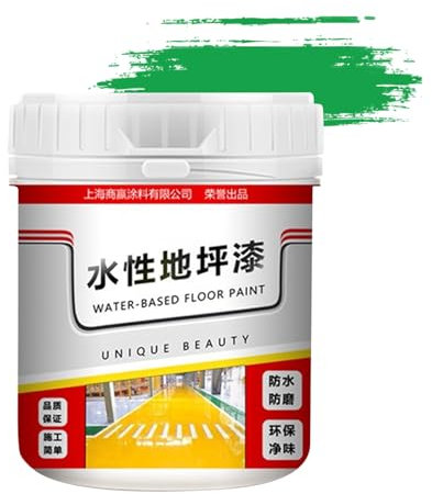 Pintura En El Piso A Base De Agua: Recubrimiento Anti-Slip De Secado Rápido, Pintura Al Aire Libre De Interiores Impermeables | Pintura De Concreto Duradera Para Pisos De Garaje, Sótanos, Entradas Y T
