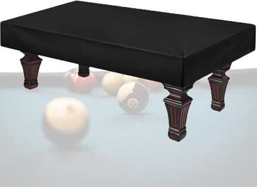 星姿 8 Feet Covers For Billiard Pool Table,Oxford Cloth Sun Cover,Adjustable Drawstring and Nylon Buckle,Table Anti-Scratch Cove For Patio Snooker