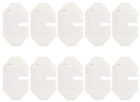 Lot de 10 rubans adhésifs médicaux transparents en polyuréthane pour sécuriser les applications - Doux pour la peau - Respirant