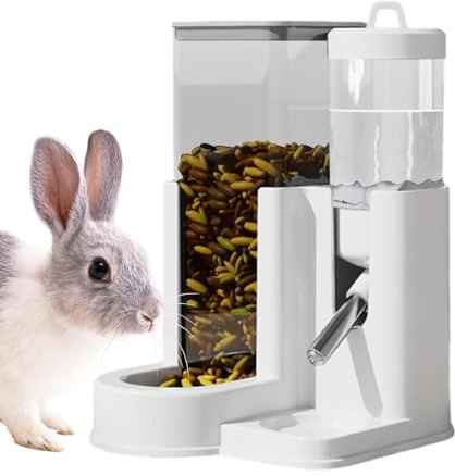 Hamster vattenflaska | 2-i-1 automatisk kaninmat och vatten för små djur, liten djurvattenflaska, inomhus utomhus vardagsrum sovrum hamster gerbil chinchilla