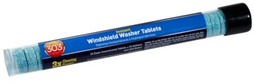 303 (230395) Products Automotive Instant Windshield Washer - 3x Cleaning Power - Super Concentrated Tablets - Just Add Water, 25 Tablet