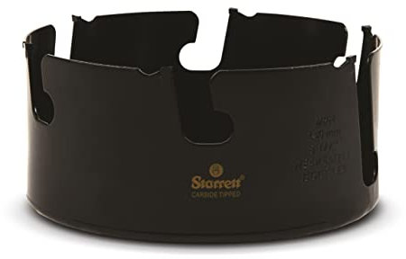 Starrett Tungsten Carbide Tipped Holesaw - MPH0512 Multi Purpose Cut TCT Hole Saw Cutter - For Wood MDF Plastics Ceramic Wall Tiles - 140mm