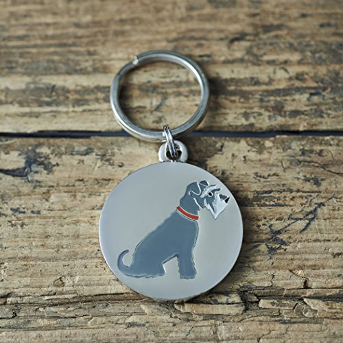 Incisione schnauzer Dog tag