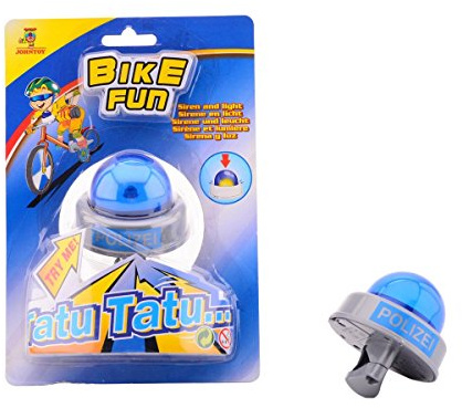 Johntoy 20626 Bike Fun Polizei-Sirene fürs Fahrrad