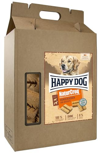 Happy Dog 60739 - NaturCroq Hundekuchen - Vollkorn-Snack für mittlere und große Hunde- 5 kg Inhalt