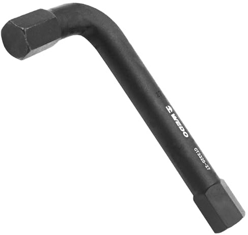 WEDO Innensechskantschlüssel,40 Chromstahl Winkelschraubendreher,Schwarz-Spray auf der Oberfläche,HEX Bit 32mm Sechskantschlüssel,Länge 286mm,Allen Key,Korrosionsschutz,Starkes Drehmoment