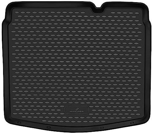 WALSER XTR Kofferraumwanne für Jeep Compass oberer Ladeboden 01/2016-2021, 100% passgenaue Antirutschmatte Auto, Gummimatte Auto, Kofferraum Schutzmatte, Auto Gummimatten