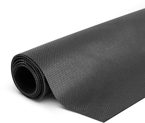 Bestlivings - Tapis antidérapant 160 x 125 cm - Universel, imperméable et découpable - Noir en Caoutchouc pour Voiture, Coffre, Cuisine et Atelier