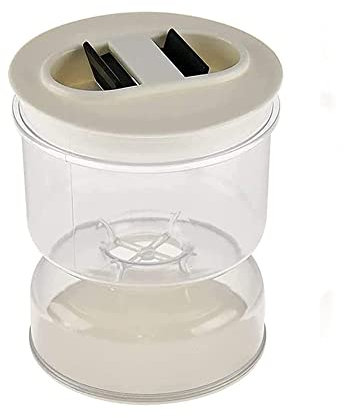 Kliplinc Gurke und Olive Sanduhr, Gurken-Flip-Glas getrennt von Nass und Trocken, Gurken-Glas mit Sieb-Flip, Trenner