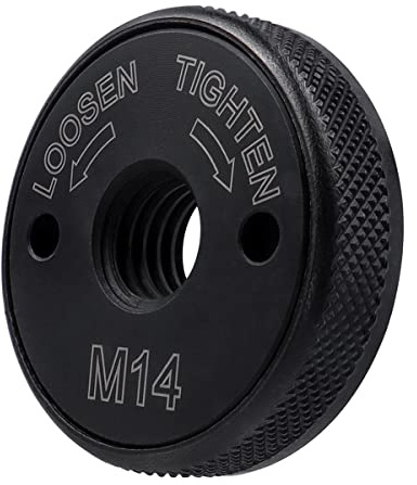Bestgle M14 Thread Fast Locking Quick Release Flange Nut for Angle Grinder Replacement Power Tool Accessories