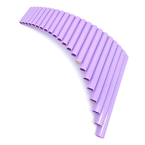 Panflöte Linkshändige Handgefertigte 22 Pfeifen Aus ABS-Kunststoff, Panflöten In G-Dur, Musikinstrumente, Panflöten Mit Tasche (Color : 02)
